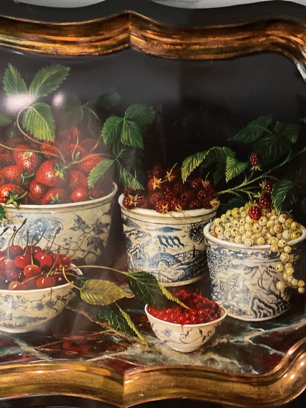 Vintage look a like metal tray